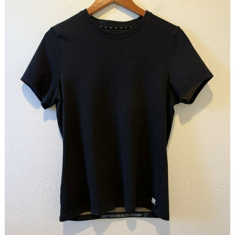 Lambs Havn Wave Stopper Black T Shirt Women Sz L Large EMF Radiation Protection
